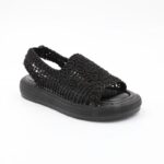 ⁦صندل بناتي لون أسود⁩ - الصورة ⁦5⁩