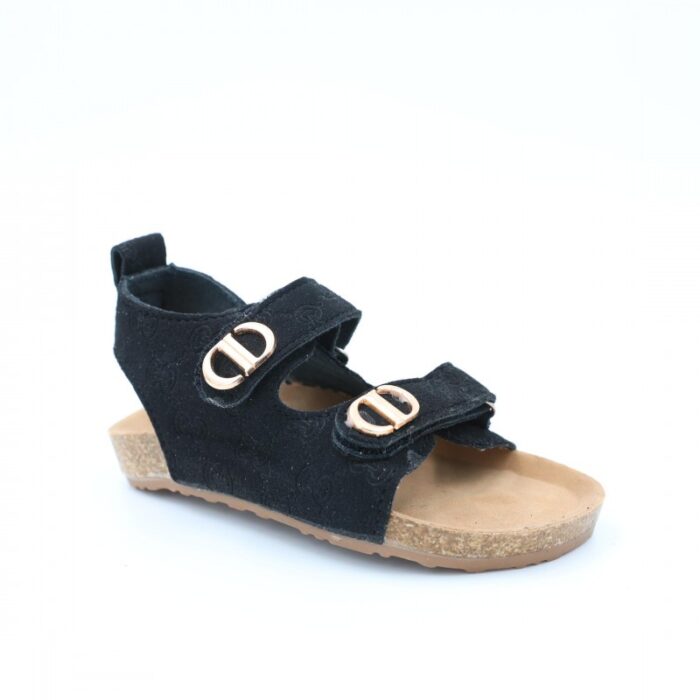 ⁦صندل بناتي لون اسود⁩ - الصورة ⁦5⁩