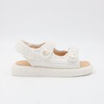 ⁦صندل بناتي للاطفال لون أبيض⁩ - الصورة ⁦2⁩