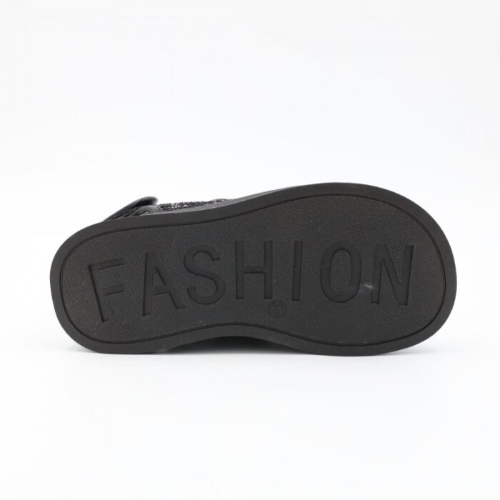 ⁦صندل بناتي للاطفال لون أسود⁩ - الصورة ⁦6⁩