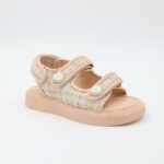 ⁦صندل بناتي للاطفال لون بيج⁩ - الصورة ⁦2⁩