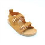 ⁦صندل بناتي لون كاكي⁩ - الصورة ⁦5⁩