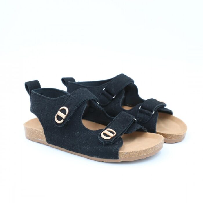 ⁦صندل بناتي لون اسود⁩ - الصورة ⁦6⁩