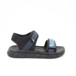 ⁦صندل اطفال ولادي مع لاصق لون كحلي واسود⁩ - الصورة ⁦3⁩