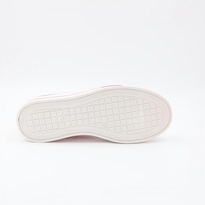 ⁦حذاء كاجوال ستاتي لون فوشي وأبيض⁩ - الصورة ⁦4⁩