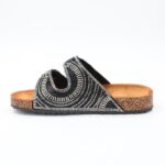 ⁦شبشب ستاتي مزخرف للنساء لون أسود⁩ - الصورة ⁦2⁩