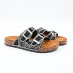 ⁦شبشب ستاتي مزخرف للنساء لون أسود⁩ - الصورة ⁦4⁩