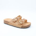 ⁦شبشب ستاتي مزخرف للنساء لون ذهبي⁩ - الصورة ⁦2⁩