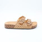 ⁦شبشب ستاتي مزخرف للنساء لون ذهبي⁩ - الصورة ⁦3⁩