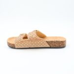 ⁦شبشب ستاتي مزخرف للنساء لون عسلي⁩ - الصورة ⁦4⁩