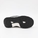 ⁦بوت رياضي جلد للأطفال لون أبيض ونعل أبيض⁩ - الصورة ⁦7⁩