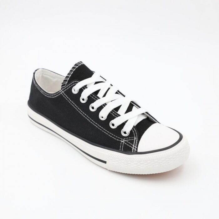 ⁦بوت رياضي للرجال لون أسود وأبيض⁩ - الصورة ⁦3⁩