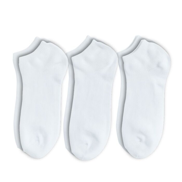 103385885_6867f9b150ba6 جرابات قصيرة رجالية لون أبيض ( 40-46 ) 3 أزواج - الصورة 1