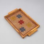 صينية بيت لحم تطريز على الخشب حجم 37*22.5 سم