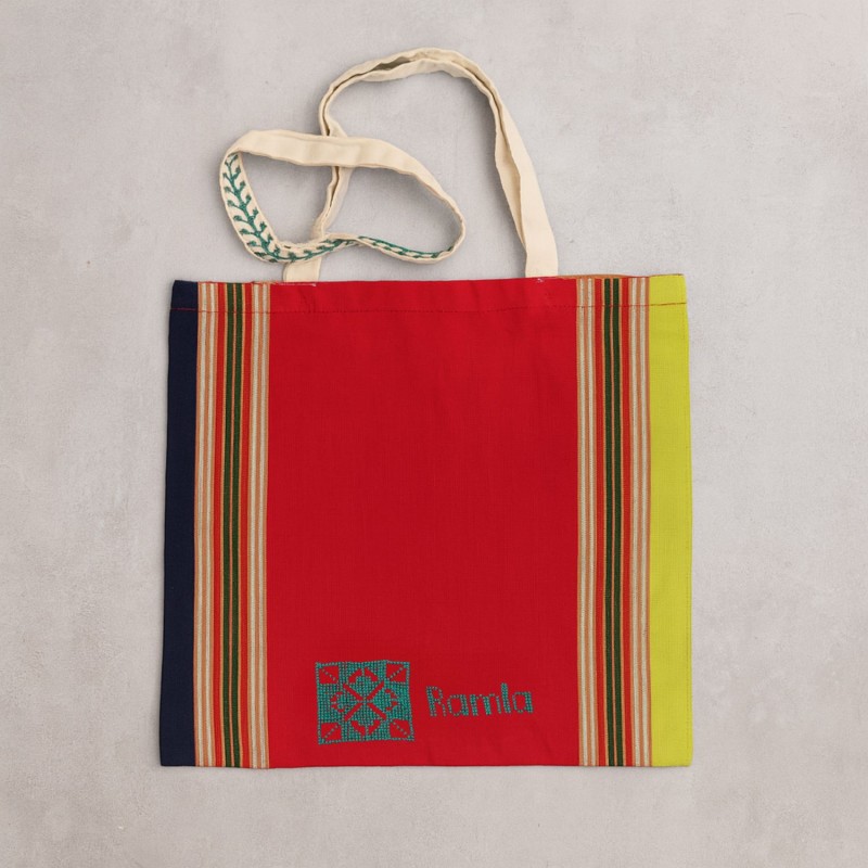 ⁦حقيبة قماش الرملة حجم 38*36 سم⁩ - الصورة ⁦1⁩