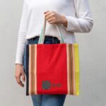 ⁦حقيبة قماش الرملة حجم 38*36 سم⁩ - الصورة ⁦3⁩