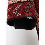 ⁦ثوب فلسطيني تطريز ماكنة لون أسود بتطريز ملون⁩ - الصورة ⁦7⁩