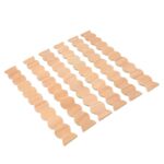 قطع ديكور خشبية عدد 6 طول القطعة 5 سم