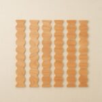 ⁦قطع ديكور خشبية عدد 6 طول القطعة 5 سم⁩ - الصورة ⁦3⁩