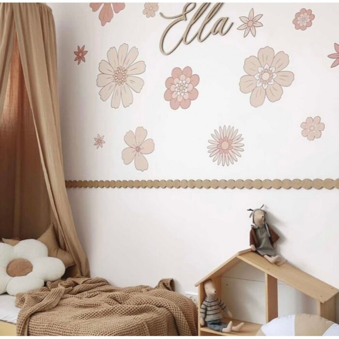 ⁦قطع ديكور خشبية عدد 6 طول القطعة 5 سم⁩ - الصورة ⁦4⁩