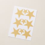 ستكرز لحائط 6 ورقات بتصميم نجمة