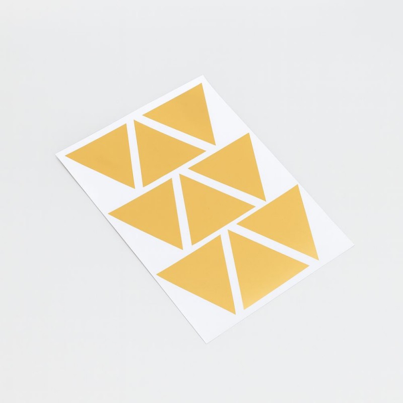 ⁦ستكرز لحائط 6 ورقات بتصميم مثلثات⁩ - الصورة ⁦1⁩