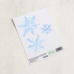 ستكرز لحائط 6 ورقات بتصميم ندفة ثلج