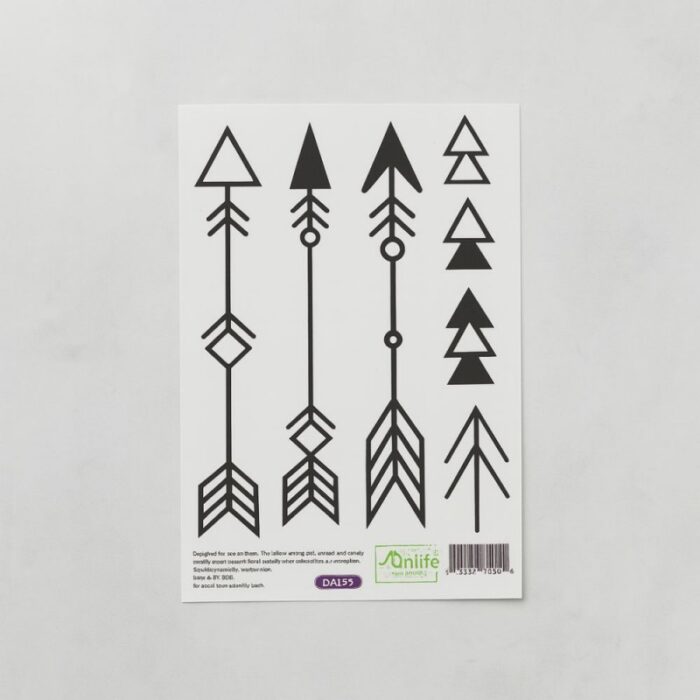 103385971_686e8f33d22e2 ستكرز لحائط بتصميم أسهم 6 ورقات - الصورة 1