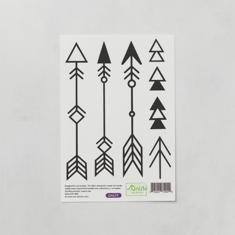 ⁦ستكرز لحائط بتصميم أسهم 6 ورقات⁩ - الصورة ⁦1⁩