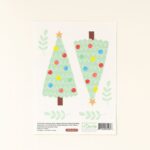 ستكرز لحائط 6 ورقات بتصميم شجرة الكريسماس