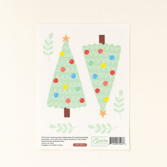 103385974_686e8f36a8fa9 ستكرز لحائط 6 ورقات بتصميم شجرة الكريسماس - الصورة 1