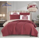 طقم لحاف صيفي (6 قطع) حجم مزوج من ضمرة ARABELA 06 لون تركواز فاتح