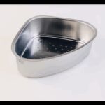 سلة زاوية مجلى ستانلس ستيل لون فضي