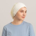 قمطة ستان للمحجبات صناعة فلسطينية لون سكري