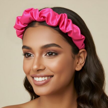 طوق ستان لون زهري صناعة فلسطينية