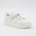 ⁦بوت سبورت بشريط لاصق لون أبيض⁩ - الصورة ⁦4⁩