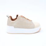 ⁦بوت سبورت ولادي بدون رباط لون بيج⁩ - الصورة ⁦3⁩