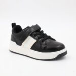 بوت سبورت بشريط لاصق لون أسود