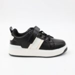 ⁦بوت سبورت بشريط لاصق لون أسود⁩ - الصورة ⁦4⁩