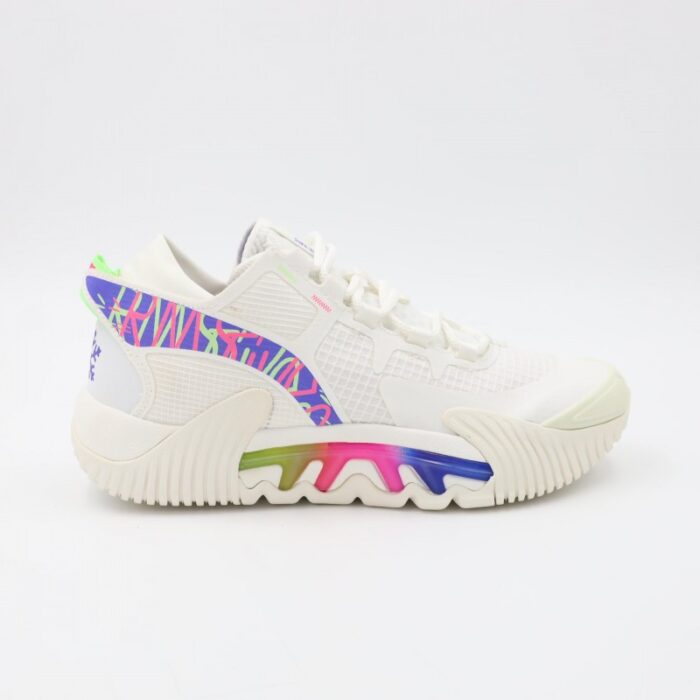 ⁦حذاء رياضي للرجال لون أبيض و بنفسجي⁩ - الصورة ⁦3⁩