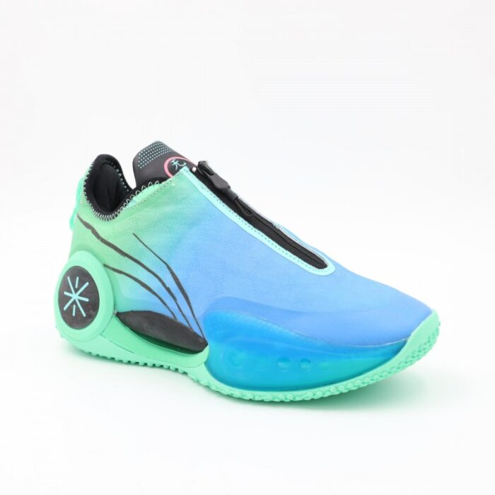 ⁦حذاء رياضي للرجال لون أخضر و أزرق⁩ - الصورة ⁦2⁩