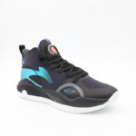 ⁦حذاء رياضي للرجال لون أسود و أزرق⁩ - الصورة ⁦2⁩