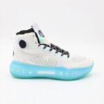 ⁦حذاء رياضي للرجال لون أبيض وأزرق⁩ - الصورة ⁦3⁩