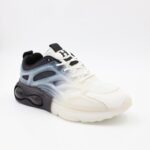 حذاء رياضي للرجال لون أبيض و أسود