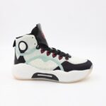 ⁦حذاء رياضي للرجال لون أسود و أبيض⁩ - الصورة ⁦2⁩