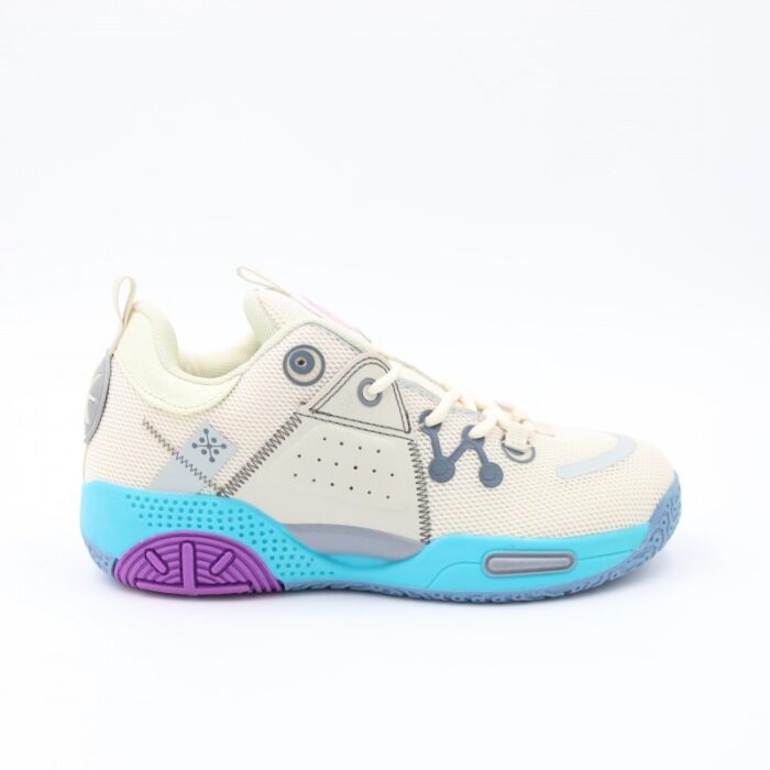 ⁦حذاء رياضي ولادي لون أبيض وأزرق⁩ - الصورة ⁦3⁩