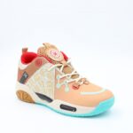 ⁦حذاء رياضي ولادي لون بيج و أخضر⁩ - الصورة ⁦2⁩