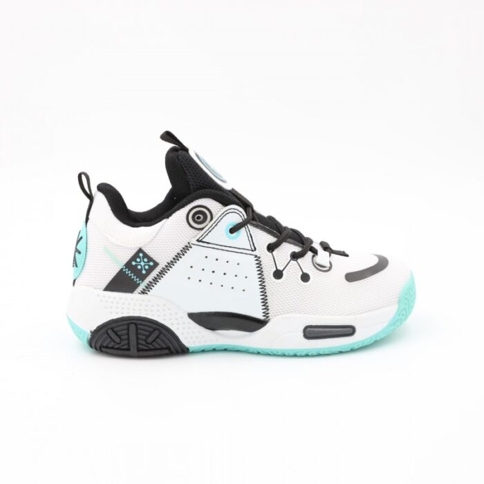 ⁦حذاء رياضي ولادي لون أبيض و أخضر⁩ - الصورة ⁦5⁩