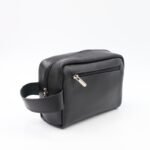 ⁦حقيبة يد كروس جلد طبيعي صناعة وطنية 23×9 سم لون أسود⁩ - الصورة ⁦2⁩