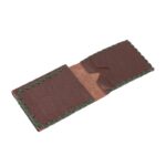 ⁦محفظة بطاقات شخصية جلد طبيعي لون بني محروق⁩ - الصورة ⁦2⁩